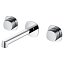 Grifo de lavabo bimando empotrado Firenze cromo de Imex